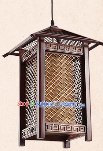 China Handmade Parchment Lantern Traditional Lanterns Wood Palace Hanging Lamp