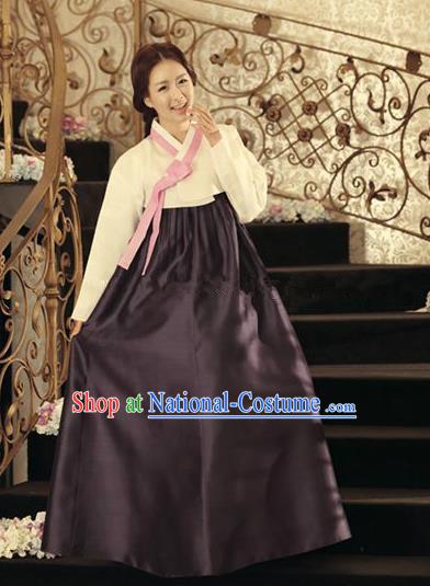 Top Grade Korean Hanbok Traditional Dress Fashion Apparel Costumes for Women