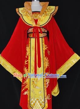 Traditional Chinese Beijing Opera Imperial Empress Dress Peking Opera Diva Embroidered Costume