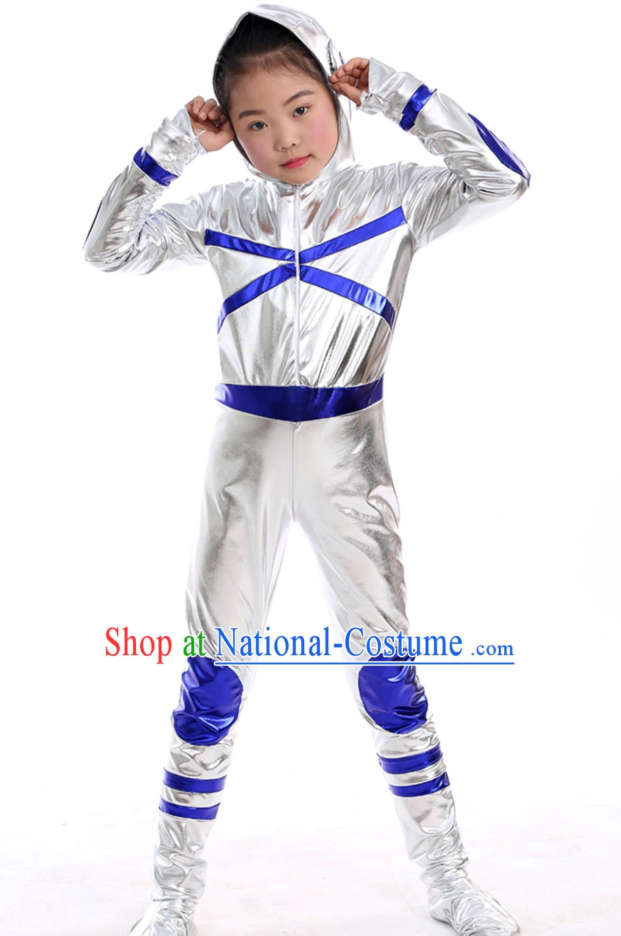 Cosmonauts Dance Costumes Complete Set for Adults and Kids