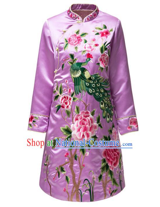 Traditional Ancient Chinese Young Women Cheongsam Dress Republic of China Tangsuit Stand Collar Blouse Dress Tang Suit Clothing