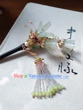 Chinese Handmade Ancient Hair Accessories Classical Hanfu Mangnolia Hairpins for Women