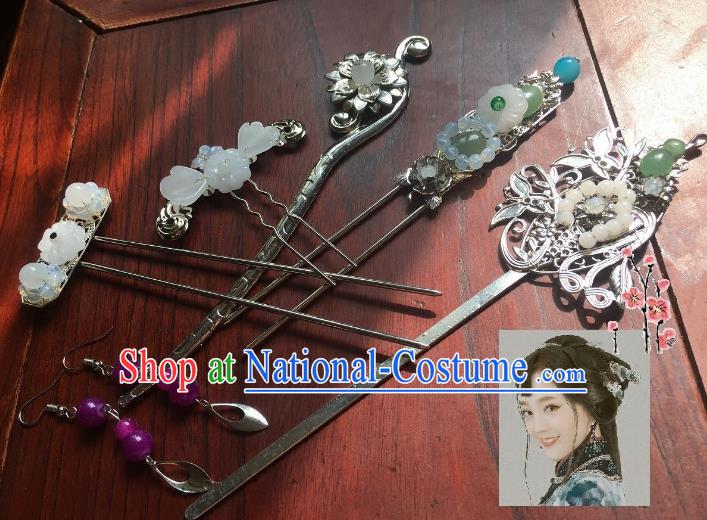 Chinese Ancient Style Hair Jewelry Accessories Cosplay Hairpins Headwear Headdress for Women