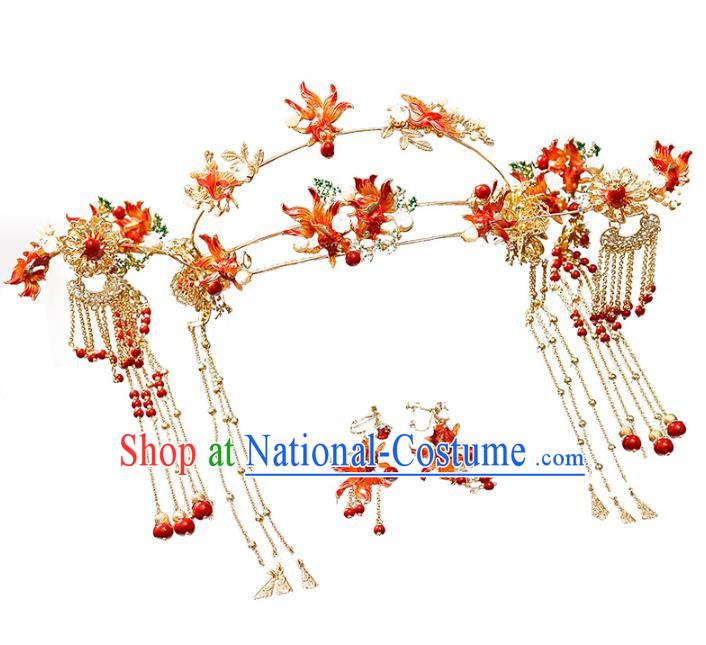 Chinese Ancient Style Hair Jewelry Accessories Cosplay Hairpins Headwear Headdress for Women