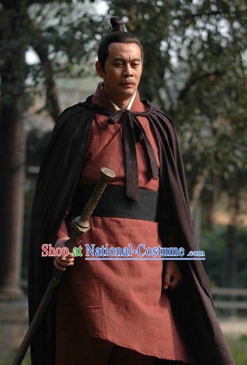 Chinese Ancient Han Dynasty General Han Xin Replica Costume for Men