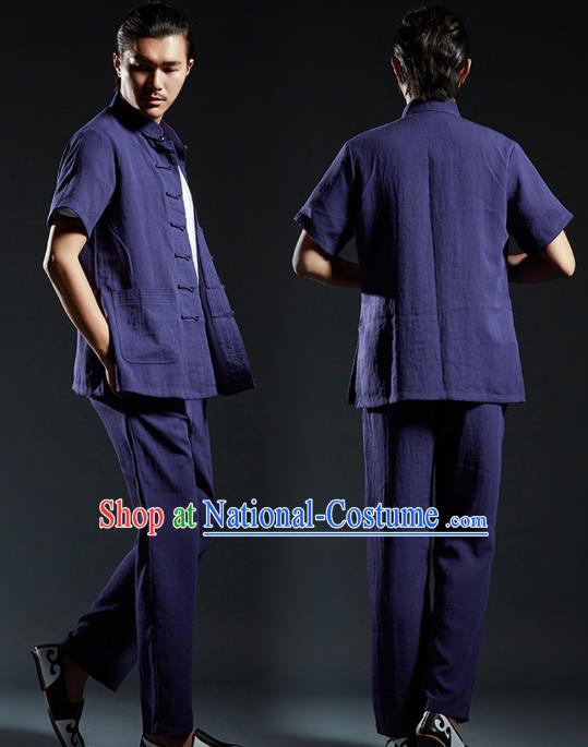 Top Kung Fu Costume Martial Arts Kung Fu Training Uniform Gongfu Shaolin Wushu Tang Suit Clothing for Men