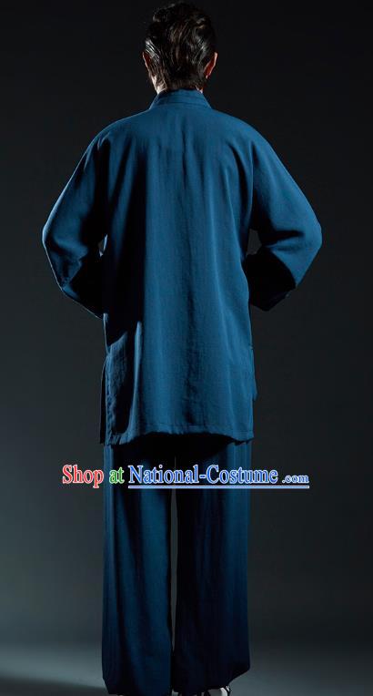 Top Kung Fu Costume Martial Arts Kung Fu Training Uniform Gongfu Shaolin Wushu Tang Suit Clothing for Men