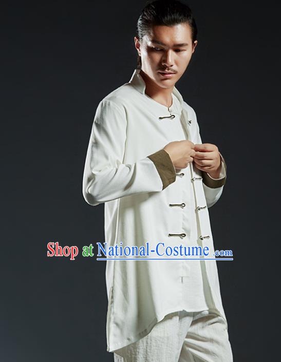 Chinese Kung Fu Martial Arts Jacket Gongfu Costume Wushu Tai Chi Clothing for Men