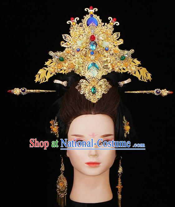 Chinese Ancient Style Hair Jewelry Accessories Cosplay Hairpins Headwear Headdress for Women