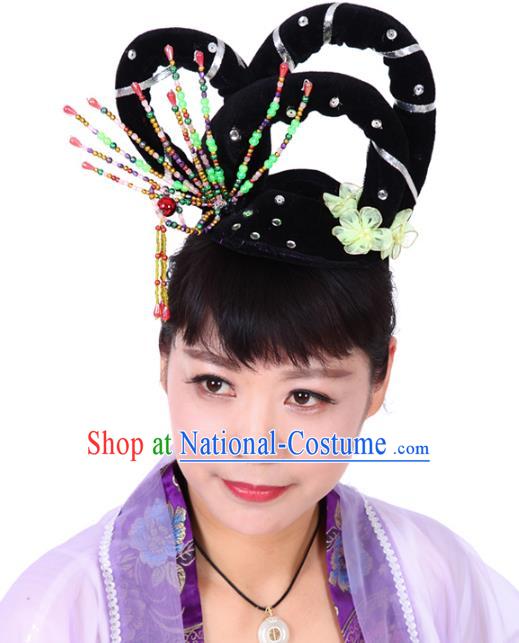 Chinese Traditional Classical Dance Hair Accessories Peking Opera Actress Hairpins Headwear for Women