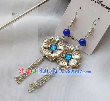 Chinese Traditional Ancient Accessories Classical Earrings Hanfu Eardrop for Women