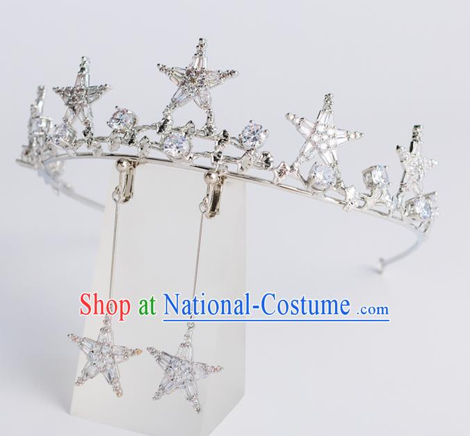 Chinese Ancient Style Hair Jewelry Accessories Cosplay Hairpins Headwear Hair Crown Headdress for Women