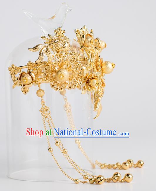 Chinese Ancient Style Hair Jewelry Accessories Cosplay Hairpins Headwear Hair Crown Headdress for Women