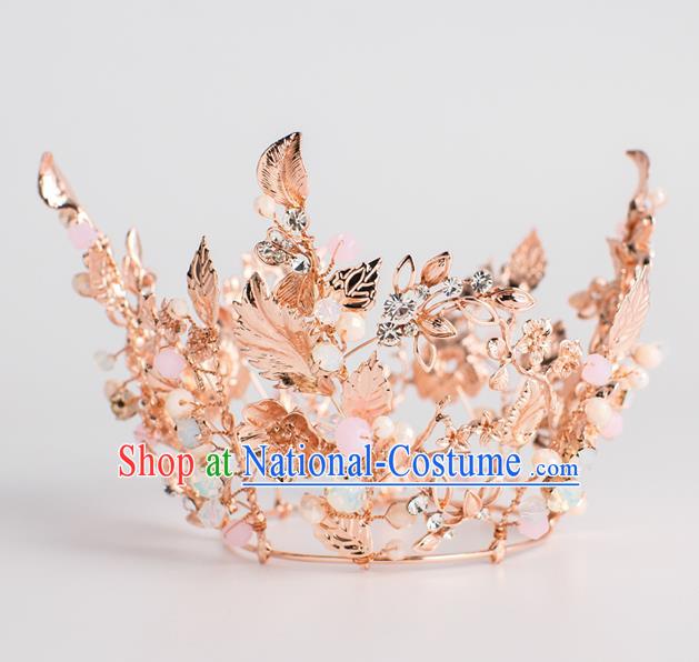 Baroque Bride Hair Accessories Classical Wedding Royal Crown Imperial Crown Headwear for Women