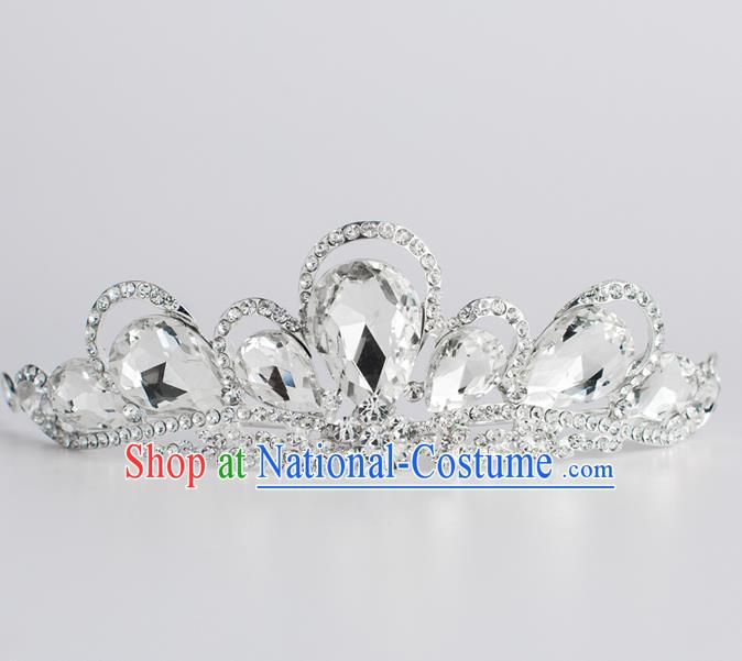 Baroque Bride Hair Accessories Royal Crown Classical Wedding Princess Crystal Imperial Crown for Women