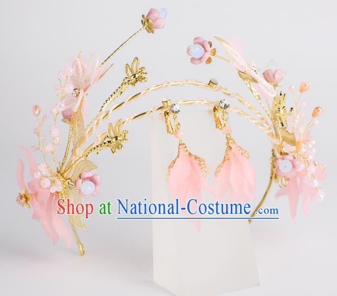 Baroque Bride Hair Accessories Butterfly Royal Crown Wedding Princess Classical Imperial Crown for Women