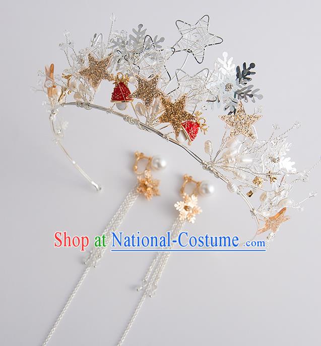 Chinese Ancient Style Hair Jewelry Accessories Cosplay Hairpins Headwear Hair Crown Headdress for Women