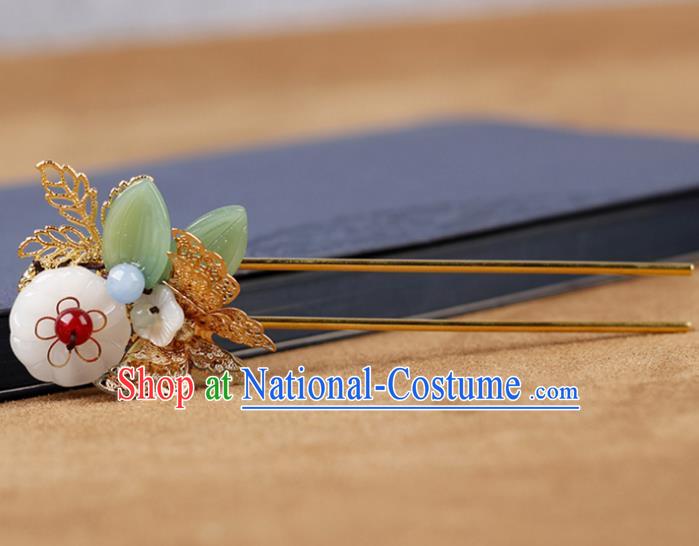 Chinese Traditional Handmade Hair Accessories Ancient Hairpins Hanfu Butterfly Hair Clip for Women