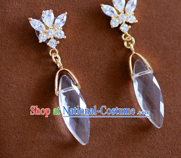 Top Grade Handmade Jewelry Accessories Ancient Crystal Earrings for Women