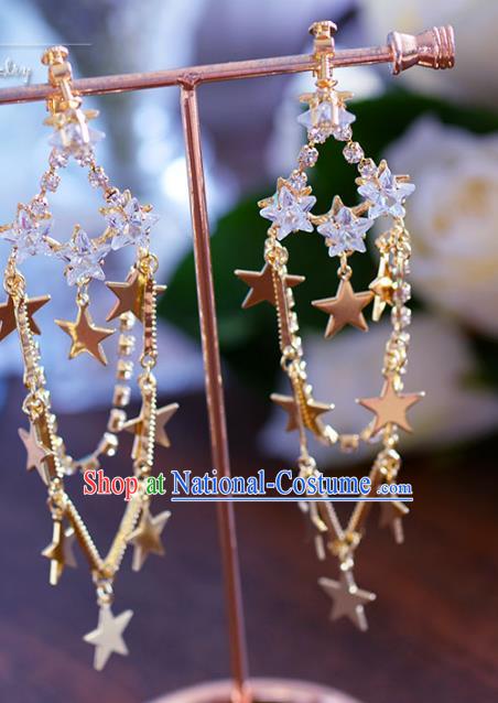 Top Grade Handmade Jewelry Accessories Ancient Crystal Zircon Earrings for Women