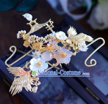 Ancient Chinese Handmade Hair Accessories Xiuhe Suit Hairpins Hair Stick for Women