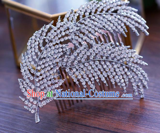 Handmade Wedding Hair Accessories Crystal Hair Comb for Women