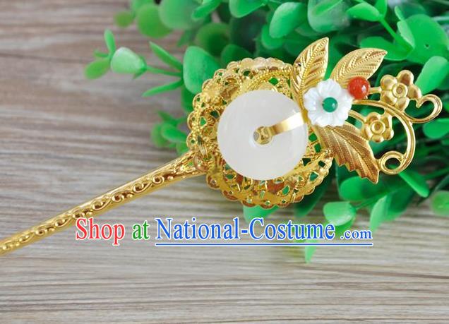 Ancient Chinese Handmade Jade Hair Clips Hair Accessories Classical Hairpins for Women