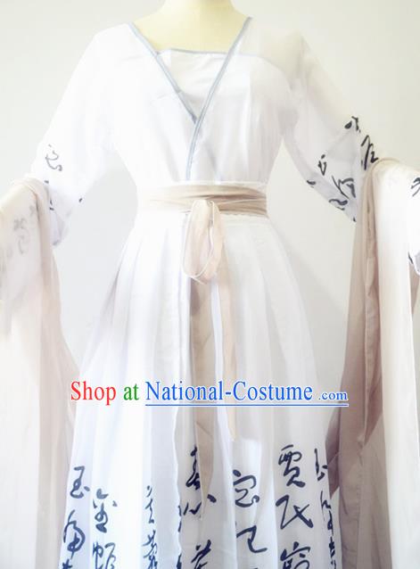 Chinese Ancient Swordsman Hanfu Han Dynasty Imperial Concubine Queen Embroidered Historical Costumes