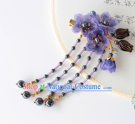 Chinese Ancient Handmade Tulipa Hair Claw Hair Accessories Hanfu Hairpins for Women