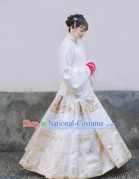 Chinese Ancient Palace Lady Hanfu Han Dynasty Imperial Concubine Queen Embroidered Historical Costumes