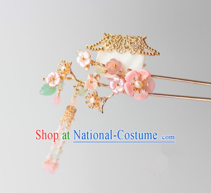 Chinese Ancient Handmade Tassel Hair Clip Hair Accessories Hanfu Hairpins for Women