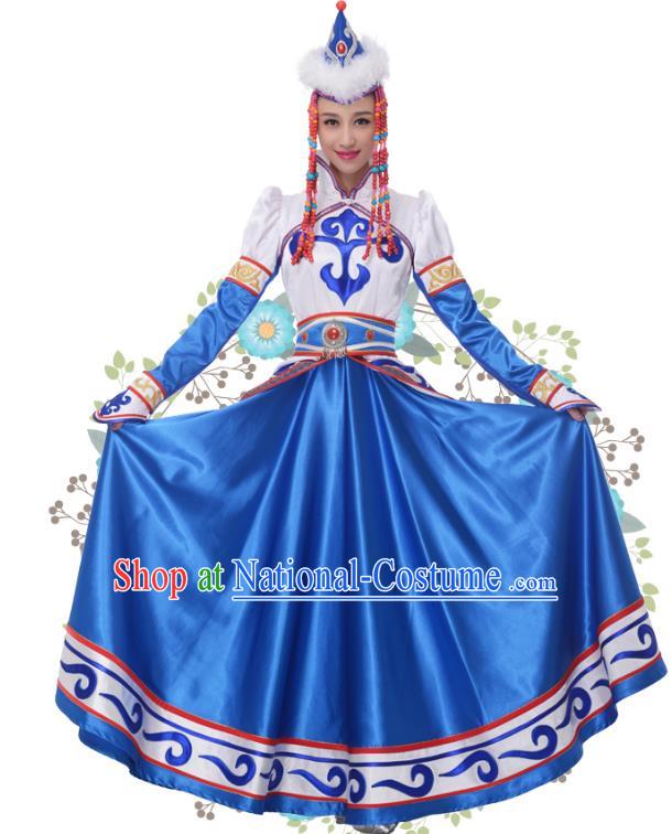 Traditional Chinese Yangge Fan Dance Folk Dance Ethnic Costume Classical Yangko Chorus Modern Dance Dress Halloween Clothing and Shoes