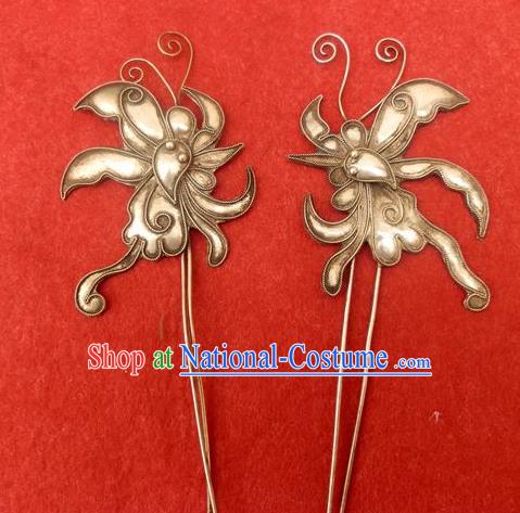 Chinese Traditional Ancient Queen Butterfly Hairpins Hair Accessories for Women