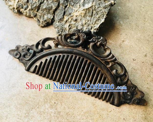 Chinese Traditional Hair Accessories Eaglewood Hair Comb for Women