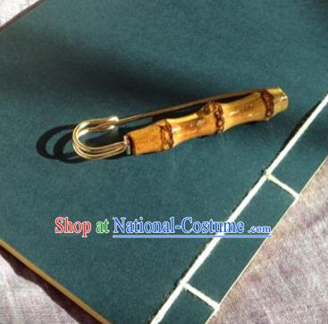 Chinese Traditional Jewelry Accessories Ancient Hanfu Bamboo Brooch for Women