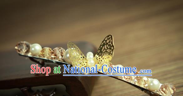 Chinese Traditional Hair Accessories Ancient Hanfu Butterfly Hair Claw Hairpin for Women