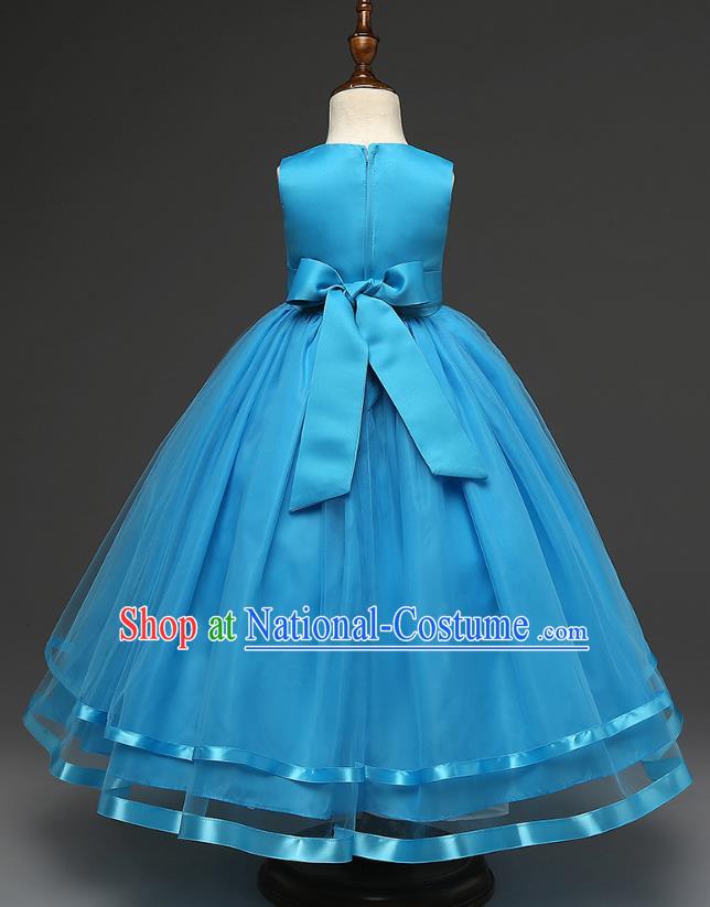 Top Grade Stage Performance Catwalks Costumes Children Halloween Cosplay Princess Full Dress Chorus Modern Fancywork Clothing