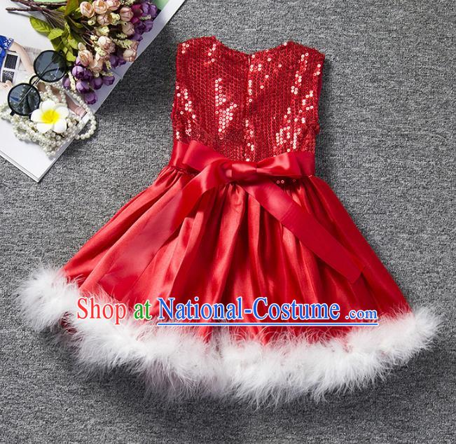 Top Grade Stage Performance Catwalks Costumes Children Halloween Cosplay Princess Full Dress Chorus Modern Fancywork Clothing