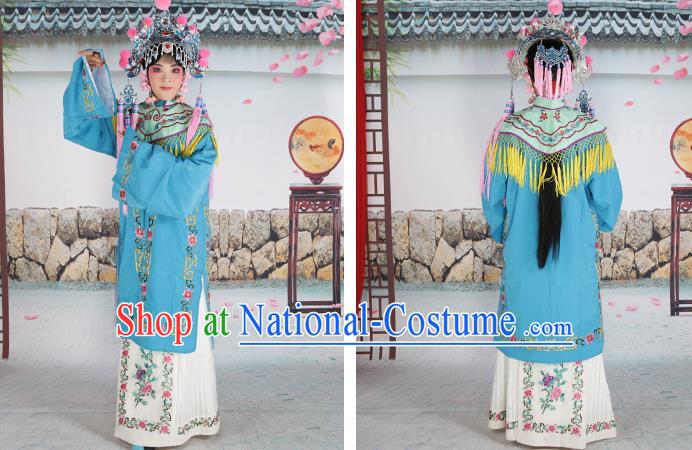 Traditional China Beijing Opera Costume Gifted Scholar Embroidered Robe and Hat Ancient Chinese Peking Opera Embroidery Clothing