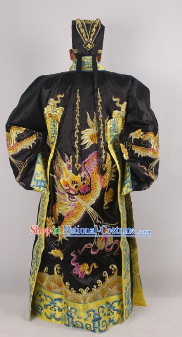 Traditional China Beijing Opera Costume Gifted Scholar Embroidered Robe and Hat Ancient Chinese Peking Opera Embroidery Clothing