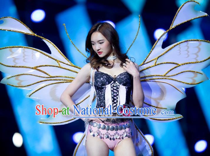 Top Grade Catwalks Swimsuit Wing Stage Performance Model Show Customized Butterfly Wings for Women