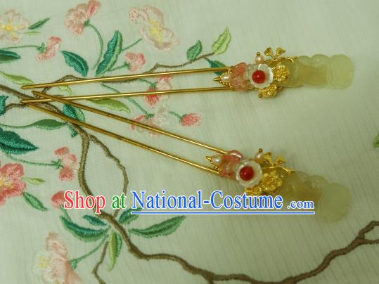 Chinese Traditional Hair Accessories Ancient Hanfu Hairpins for Women