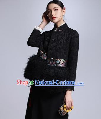 Traditional Ancient Chinese Young Women Cheongsam Dress Republic of China Tangsuit Stand Collar Blouse Dress Tang Suit Clothing