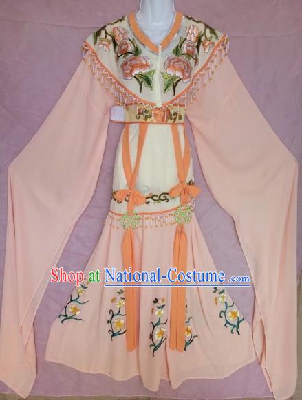 Traditional Chinese Peking Opera Diva Costume Beijing Opera Princess Pink Dress for Adults