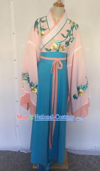 Chinese Ancient Peking Opera Actress Embroidered Dress Traditional Beijing Opera Diva Costumes for Adults