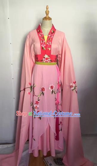 Chinese Peking Opera Fairy Pink Dress Traditional Beijing Opera Diva Costume for Adults