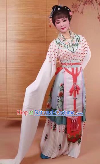 Traditional China Beijing Opera Costume Gifted Scholar Embroidered Robe and Hat Ancient Chinese Peking Opera Embroidery Clothing