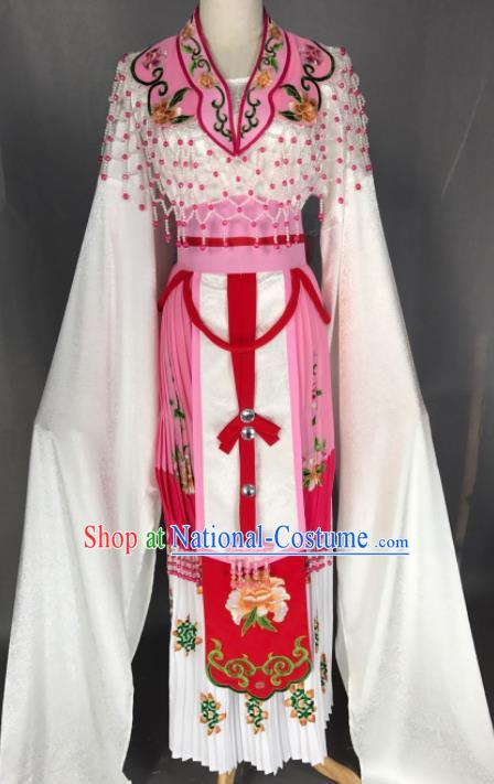 Chinese Ancient Princess Pink Costume Traditional Beijing Opera Diva Dress for Adults