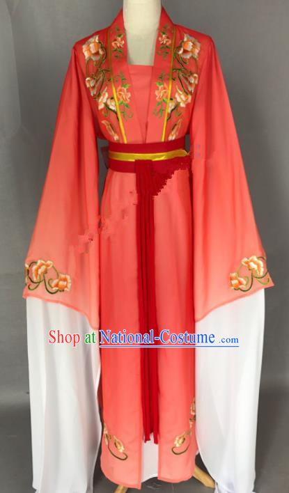 Chinese Ancient Princess Red Costume Traditional Beijing Opera Diva Dress for Adults