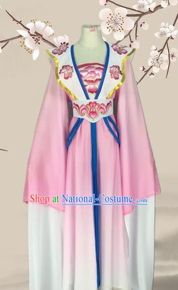 Chinese Ancient Palace Princess Pink Dress Traditional Beijing Opera Diva Costume for Adults